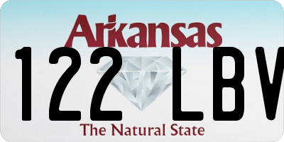 AR license plate 122LBV
