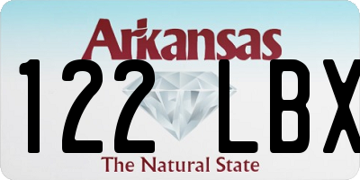 AR license plate 122LBX