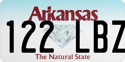 AR license plate 122LBZ