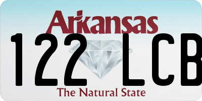 AR license plate 122LCB