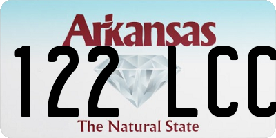 AR license plate 122LCC