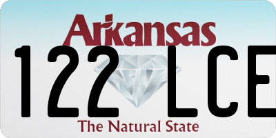 AR license plate 122LCE