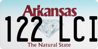 AR license plate 122LCI