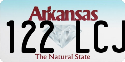 AR license plate 122LCJ