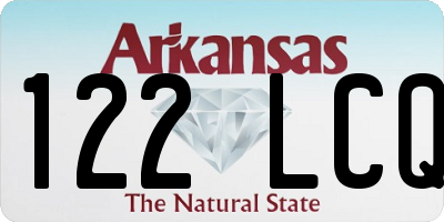 AR license plate 122LCQ