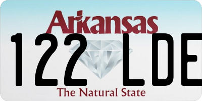 AR license plate 122LDE