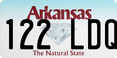 AR license plate 122LDQ