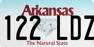 AR license plate 122LDZ