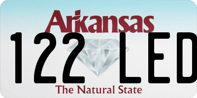 AR license plate 122LED