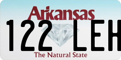 AR license plate 122LEH