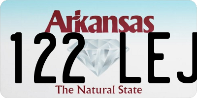 AR license plate 122LEJ