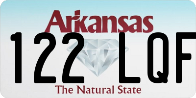 AR license plate 122LQF