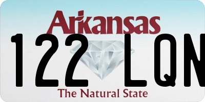 AR license plate 122LQN