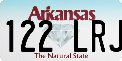 AR license plate 122LRJ