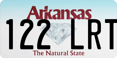 AR license plate 122LRT
