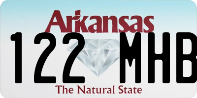 AR license plate 122MHB