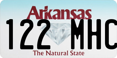 AR license plate 122MHC
