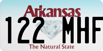 AR license plate 122MHF