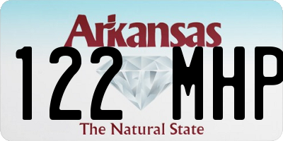 AR license plate 122MHP