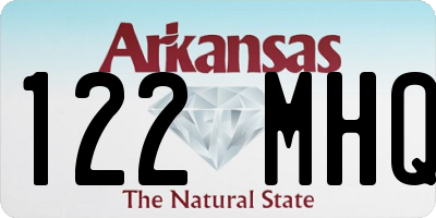 AR license plate 122MHQ