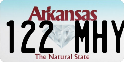 AR license plate 122MHY