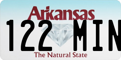 AR license plate 122MIN