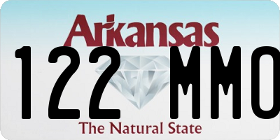 AR license plate 122MMO