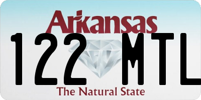 AR license plate 122MTL