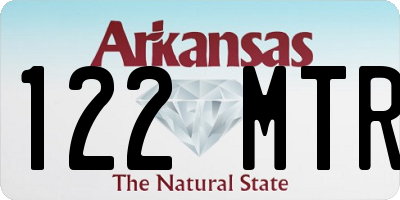 AR license plate 122MTR