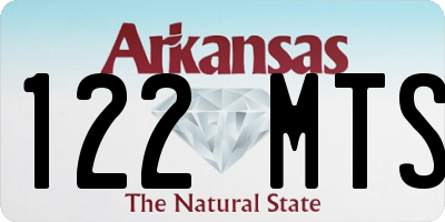 AR license plate 122MTS