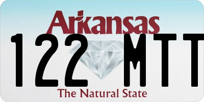 AR license plate 122MTT