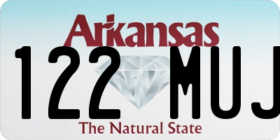 AR license plate 122MUJ