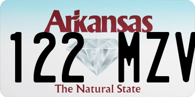 AR license plate 122MZV