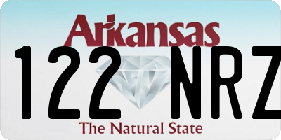 AR license plate 122NRZ