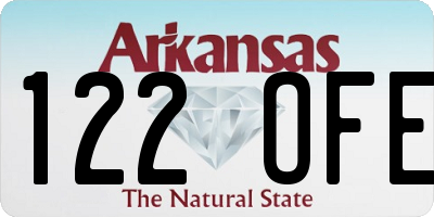 AR license plate 122OFE