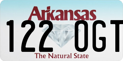 AR license plate 122OGT