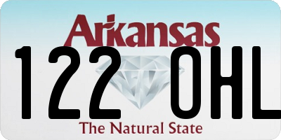 AR license plate 122OHL