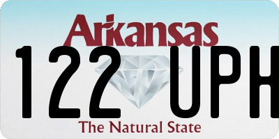 AR license plate 122UPH