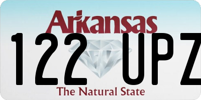 AR license plate 122UPZ