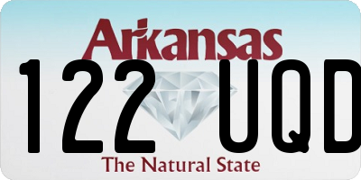 AR license plate 122UQD
