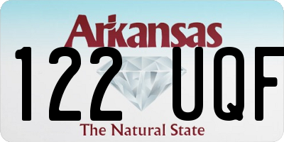 AR license plate 122UQF