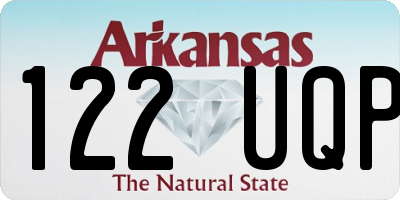 AR license plate 122UQP