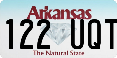 AR license plate 122UQT