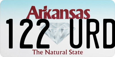 AR license plate 122URD