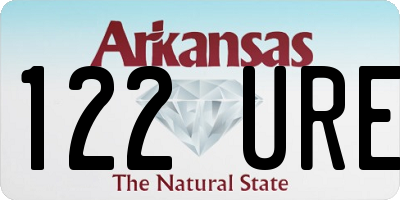 AR license plate 122URE