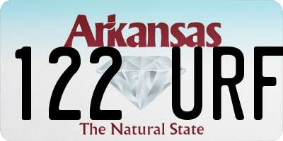 AR license plate 122URF