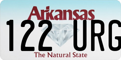 AR license plate 122URG