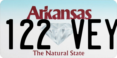 AR license plate 122VEY