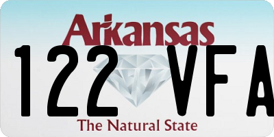 AR license plate 122VFA