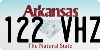 AR license plate 122VHZ